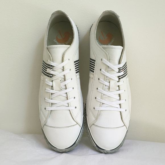 Spingle Move Japan low top white leather sneakers - Picture 10 of 13
